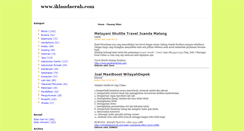 Desktop Screenshot of iklandaerah.com